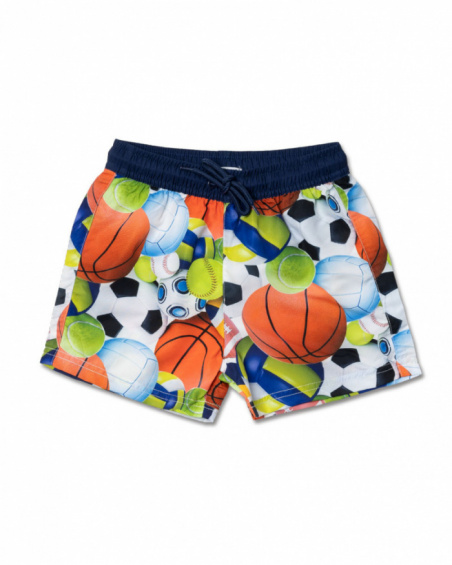 Boy's printed bermuda shorts Your game