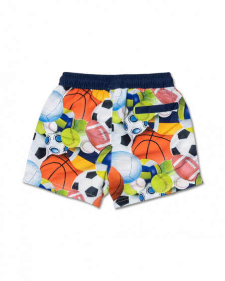 Boy's printed bermuda shorts Your game