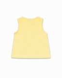 Lime green jersey tank top for girl Basics Girl