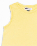 Lime green jersey tank top for girl Basics Girl
