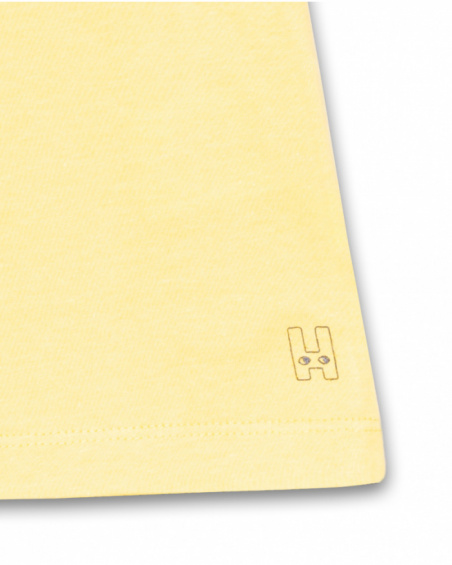 Lime green jersey tank top for girl Basics Girl