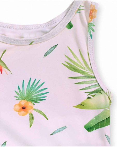 White knit tank top for girl Oasis