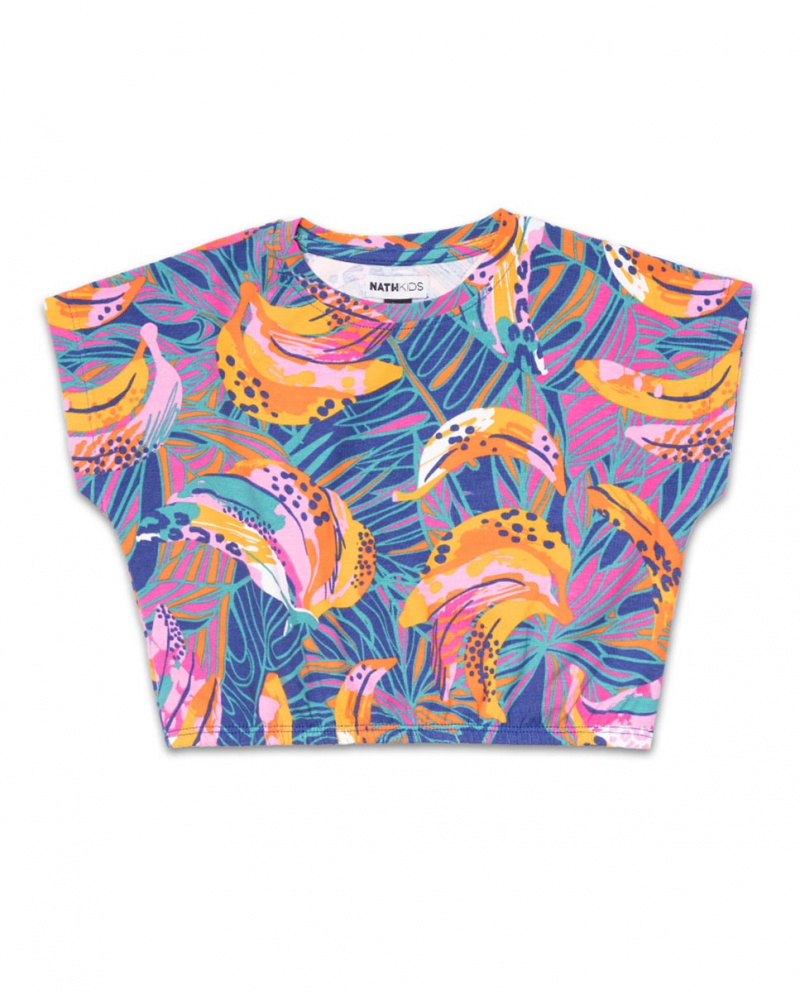 Full Bloom girl's printed jersey t-shirt