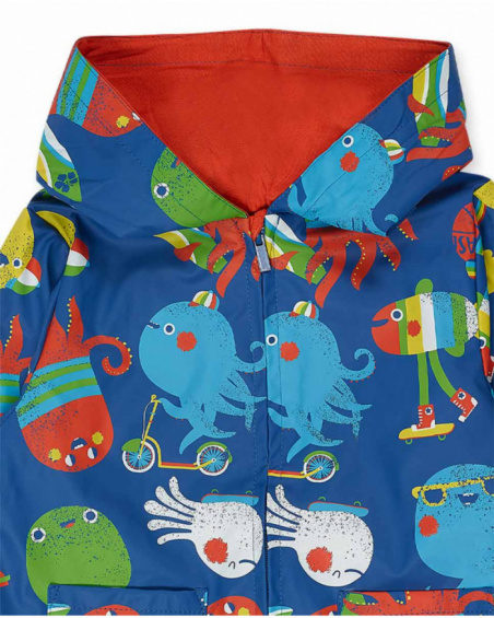 Blue trench coat for boy Holidays