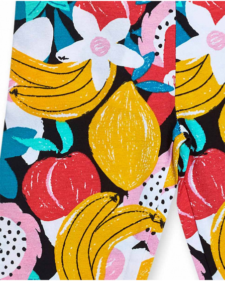 Juicy girl's printed knitted pirate leggings