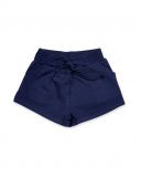 Navy blue knitted shorts for girl Basics Baby