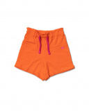 Orange knitted shorts for girl Full Bloom