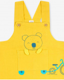 Sunday boy's yellow knitted flat set