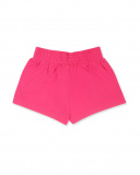 Pink knitted shorts for girl Basics Kids