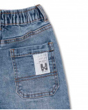 Flat blue Bermuda shorts for boy Desert trail