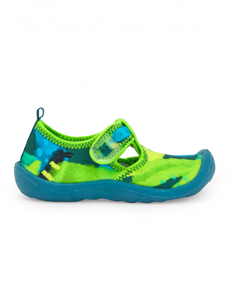 Zapatillas licra verde niño Tropadelic
