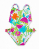 Trikini verde niña Tropadelic