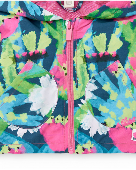 Cortavientos verde niña Tropadelic