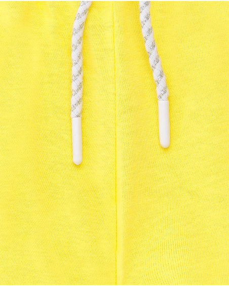 Pantalón corto amarillo niña Creamy Ice