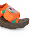 Zapatillas licra naranja marrón niño Banana Records