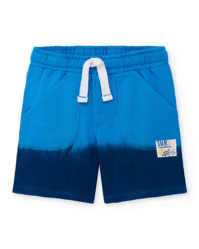 Bermuda felpa azul navy niño Sons of Fun