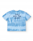 Camiseta punto azul niño Sons of Fun