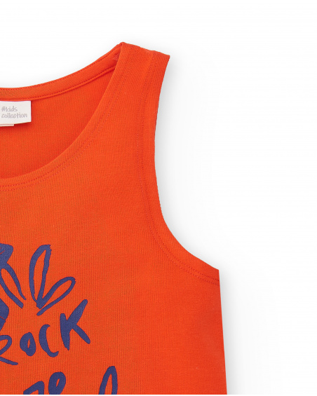 Camiseta punto rojo niña Rockin the Jungle