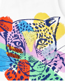 Camiseta tirantes punto blanco niña Rockin the Jungle