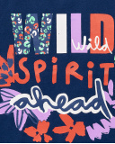 Camiseta punto navy niña Rockin the Jungle