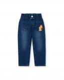 Pantalón denim azul niña Paradise Beach