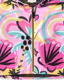 Cortavientos lila niña Flamingo Mood