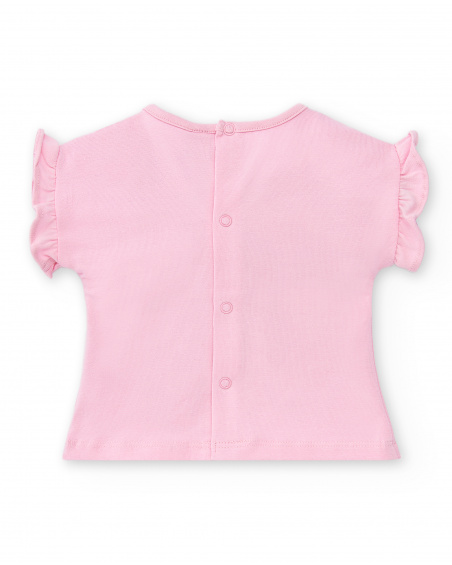 Conjunto punto rosa niña Water Lilies