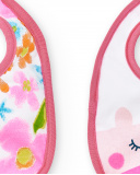 Pack baberos rosa niña Over the Rainbow