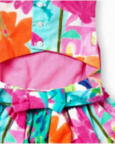 Vestido popelín azul niña Paradiso