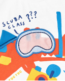 Camiseta tirantes punto blanco niño Salty Air