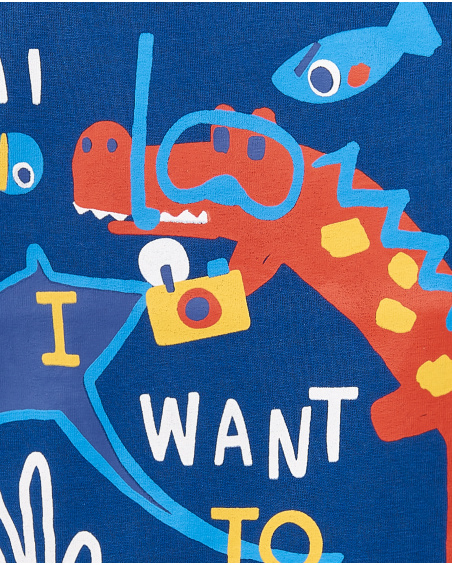 Camiseta punto azul navy niño Salty Air