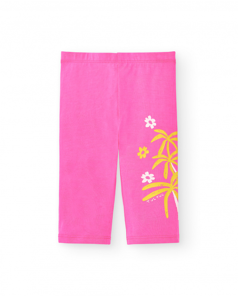 Legging pirata punto fucsia niña Laguna Beach