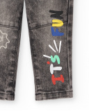 Pantalón denim gris niño Hey Sushi