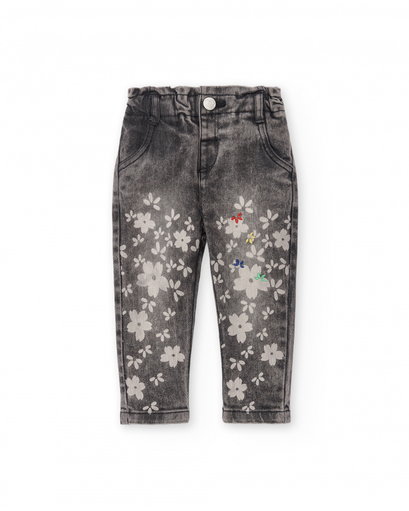 Pantalón denim gris niña Hey Sushi