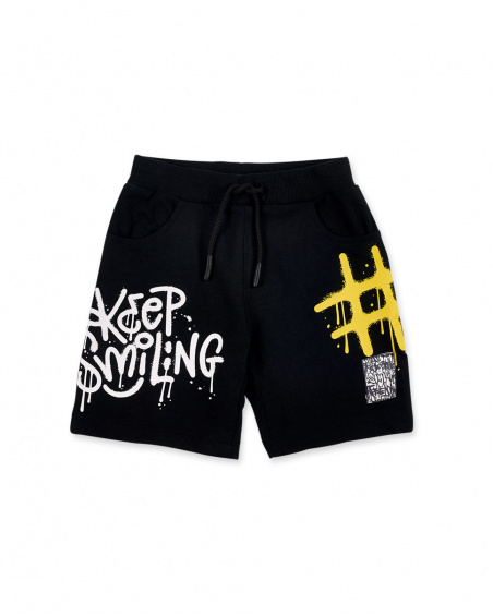 Bermuda punto negro niño Urban Attitude