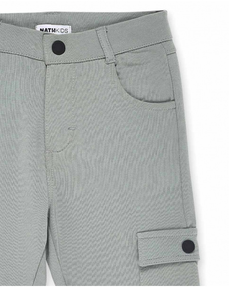 Pantalón cargo punto gris niño Urban Attitude