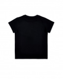 Camiseta punto negro imagen niño Tenerife Surf