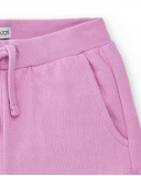 Short punto rosa niña Basics
