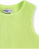 Camiseta punto verde niña Neon Jungle