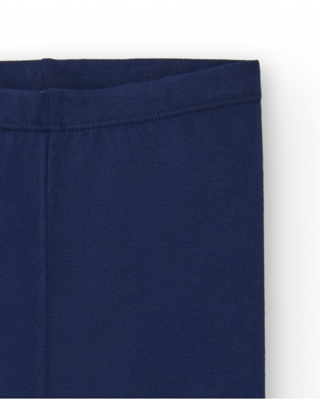 Girl's leggings in navy blue with colorful stars Amazing collection