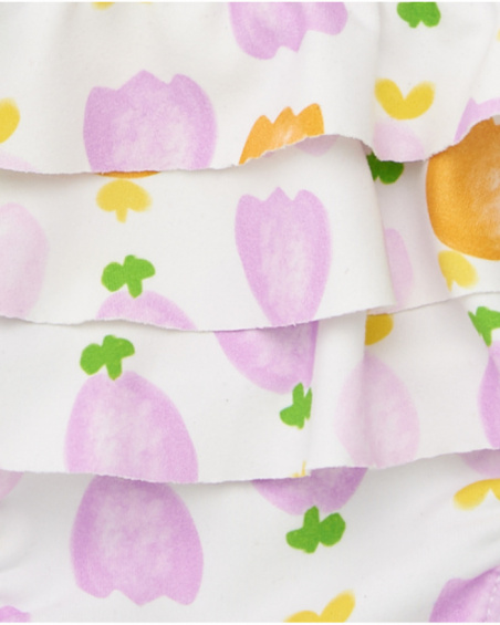 Girls' outfit with pink butterfly hat and white panties