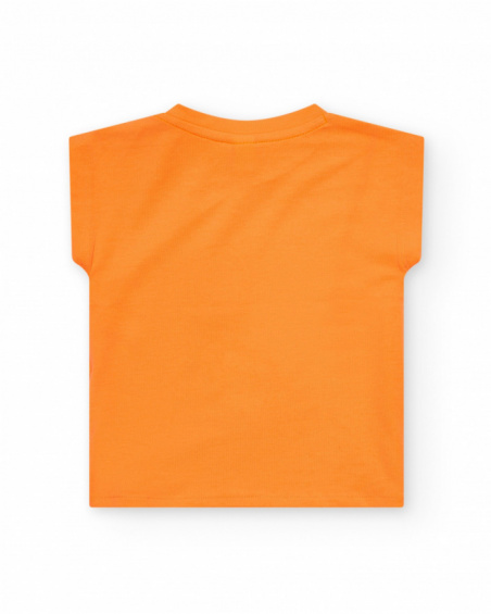 T-shirt for girls with sequin camera and the phrase "Strike a pose!!"