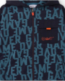 Boys' hoodie with "GAME OVER" all-over print Boys' hoodie with "GAME OVER" all-over print