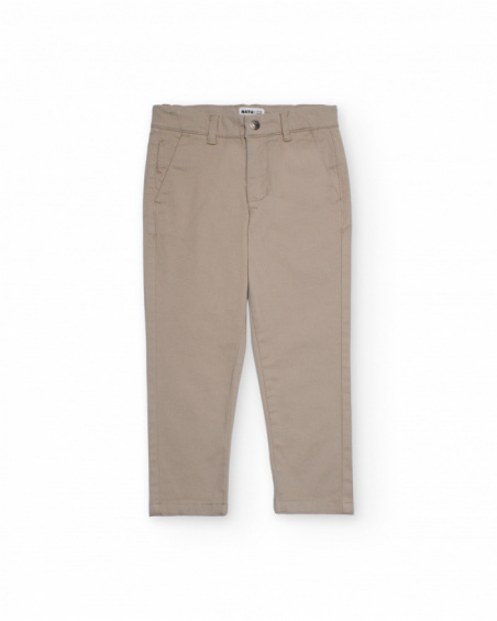 Beige chino pants for boys Beige chino pants for boys