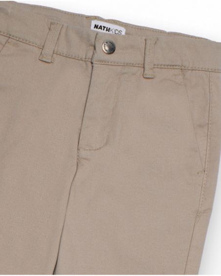 Beige chino pants for boys Beige chino pants for boys