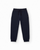 Pantalón jogger básico para niño color azul marino Pantalón jogger básico para niño color azul marino