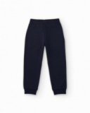 Pantalón jogger básico para niño color azul marino Pantalón jogger básico para niño color azul marino