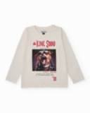 Off-white long sleeve t-shirt with rock dog print Off-white long sleeve t-shirt with rock dog print
