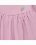 Three-piece set for baby girl with pastel floral print Three-piece set for baby girl with pastel floral print