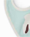 Baby boy bib set in aqua green with sheep design Baby boy bib set in aqua green with sheep design